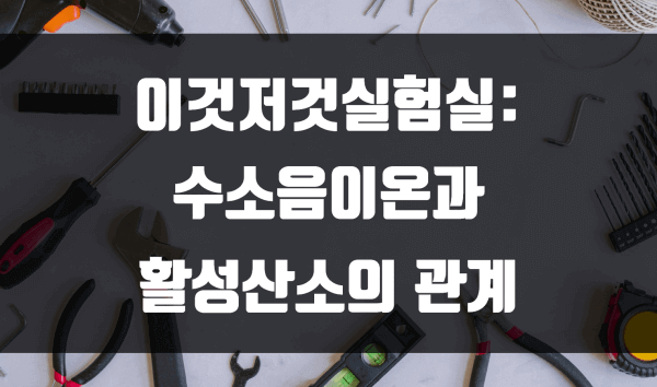 수소음이온과 활성산소의 관계